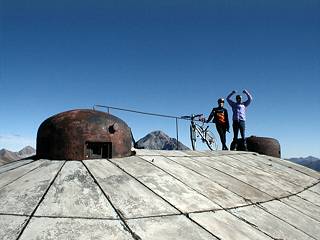 blocco dell'opera Maginot del Janus (al centro la cima dello Chaberton)