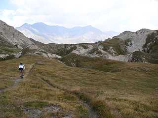 sentiero dal Col de Sollieres al lago del Moncenisio